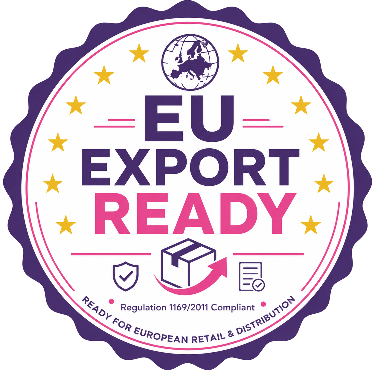 EU export compliance badge